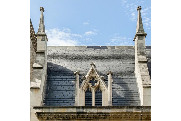 Bath Abbey roof after restoration